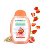 Mamaearth Super Strawberry Body Wash For Kids With Strawberry Extract & Oat Protein, 300ml (2+ Years)